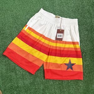 Houston Astros‎ Shorts Size Medium Mitchell & Ness Retro 80s NWT MLB Throwback
